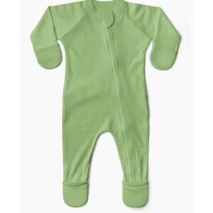 Goumi Kids‎ Matcha Green Grow With You Footie Snug Fit 9-12 Months NWT